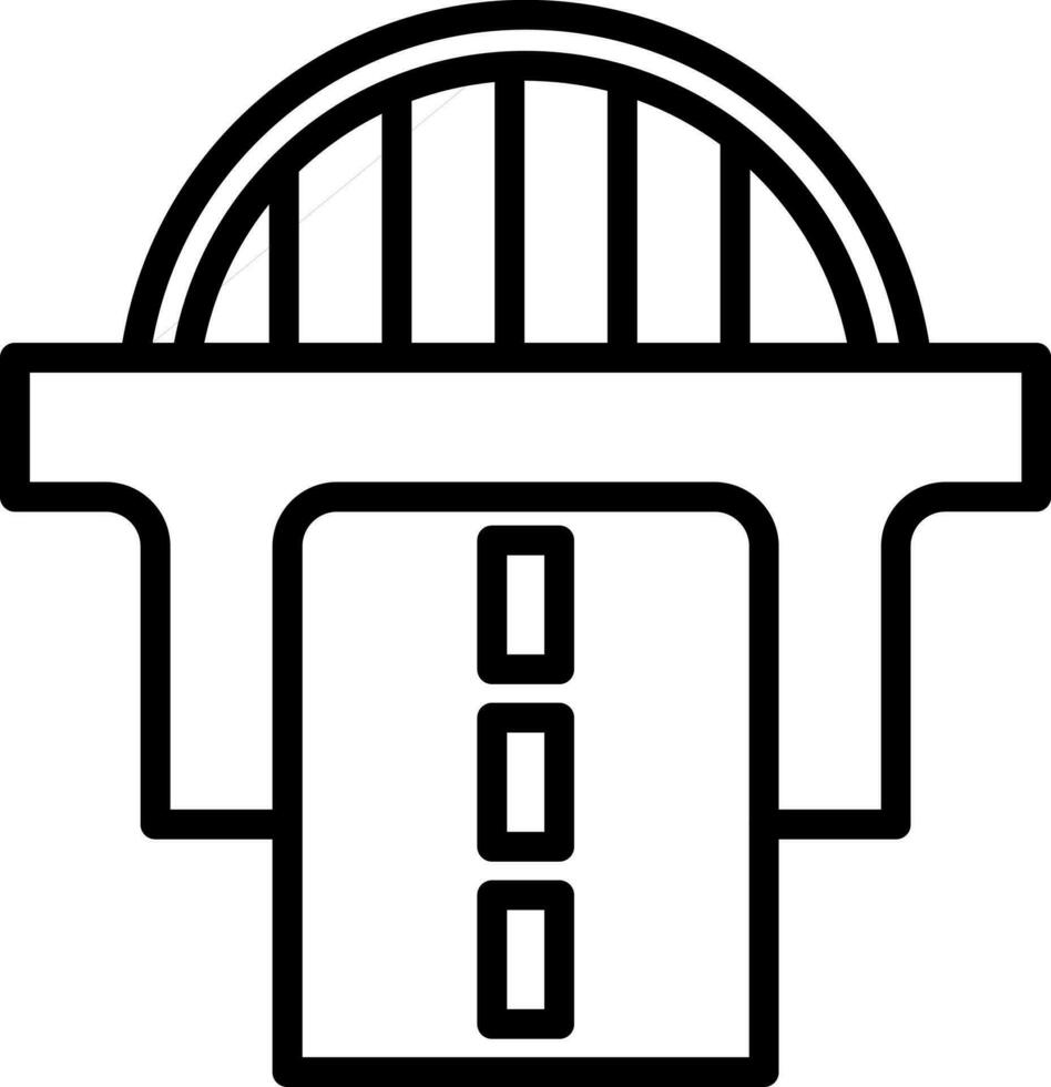 diseño de icono de vector de puente