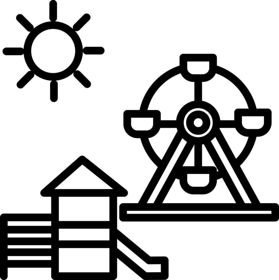Playground Vector Icon Design
