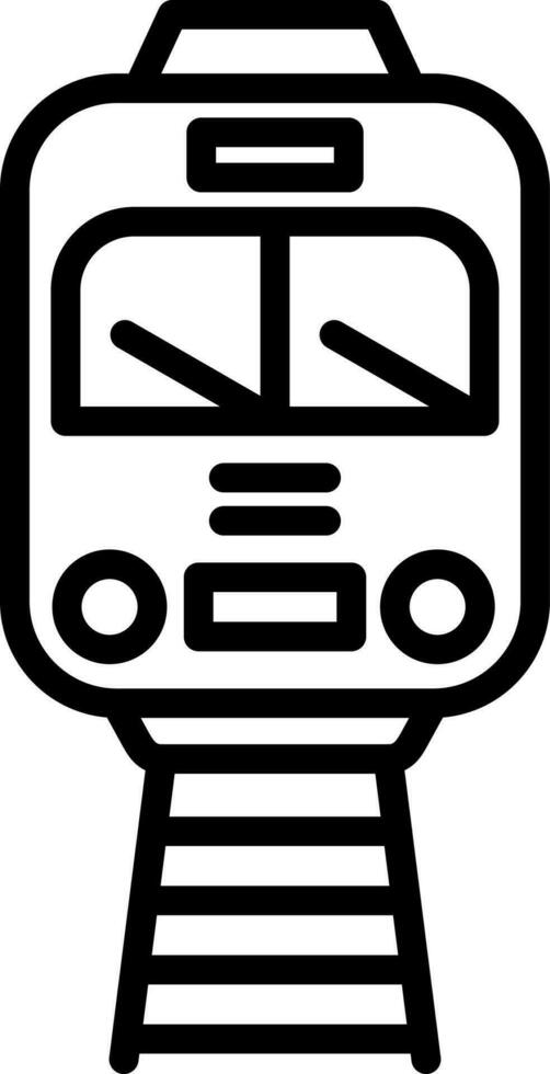 Tram Vector Icon Design