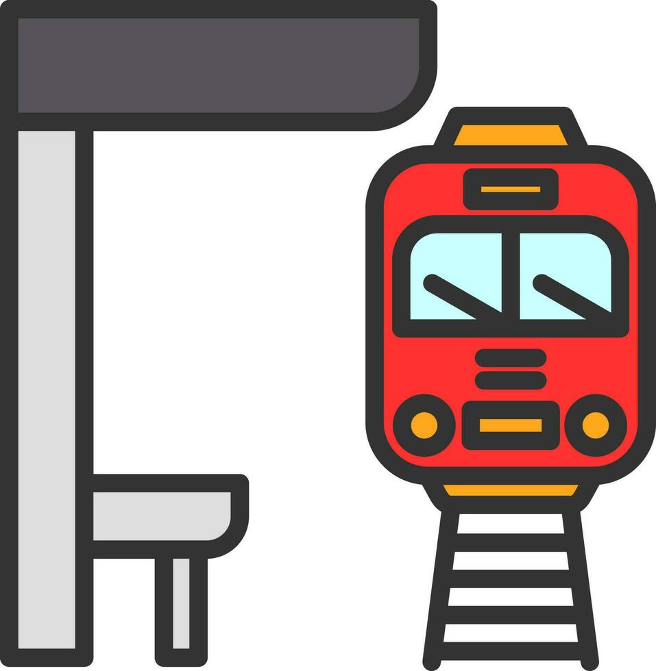 Subway Vector Icon Design