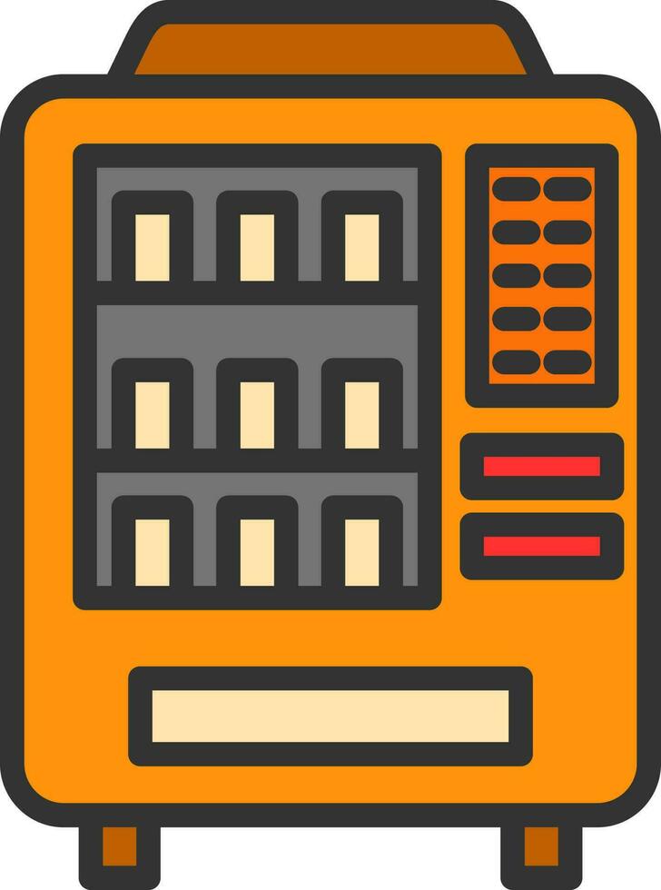 diseño de icono de vector de máquina expendedora