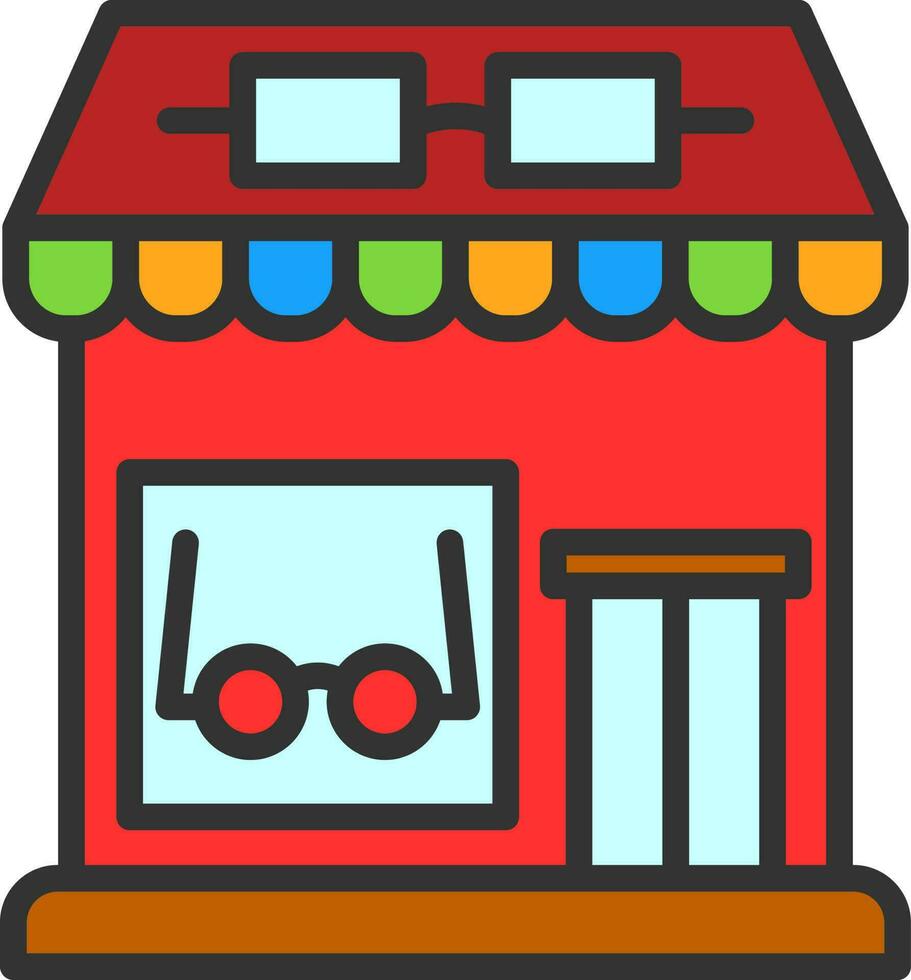 Optical shop Vector Icon Design