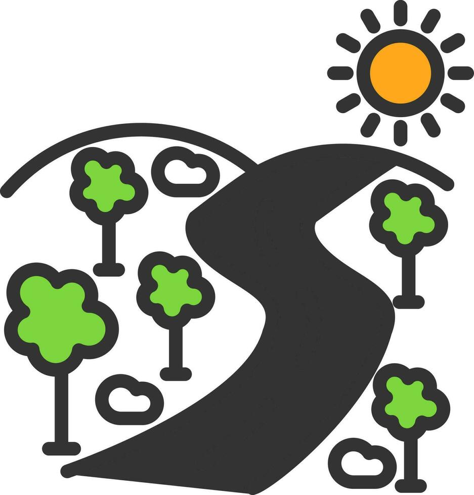 Forest Vector Icon Design