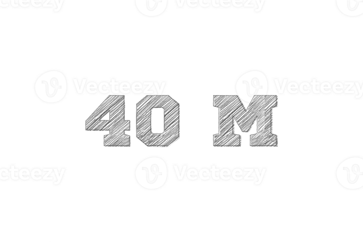 40 Million Subscribers Celebration Greeting Number With Pencil Sketch 40-million-subscribers-celebration-greeting-number-with-pencil-sketch