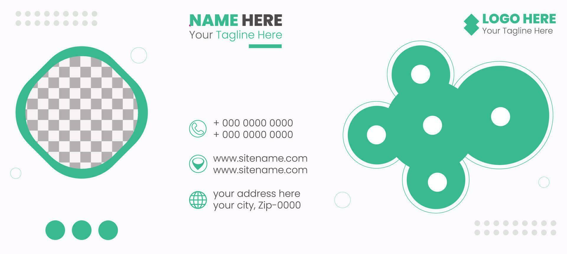 Email Signature Templet vector