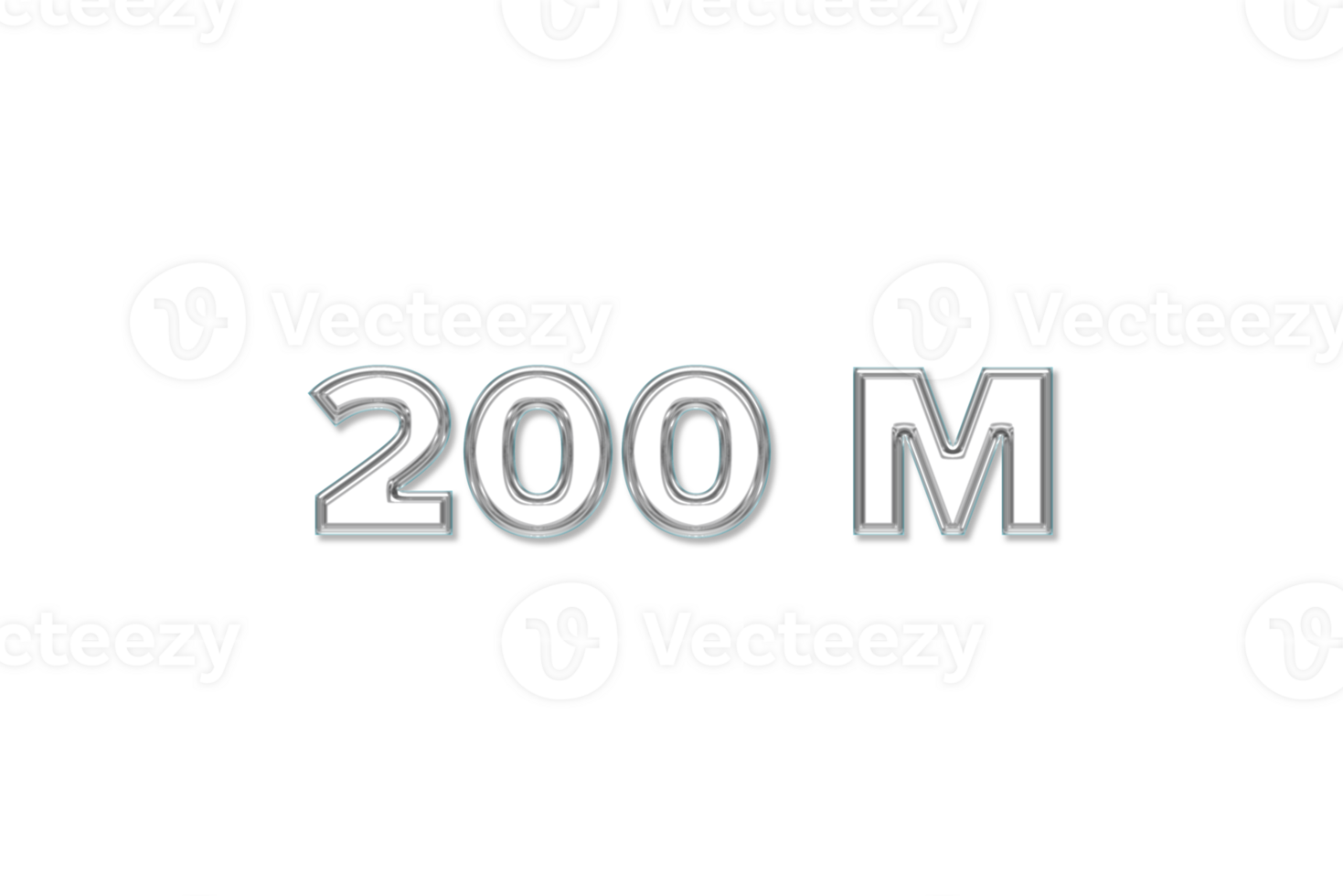 200 Million Subscribers Celebration Greeting Number With Glass Design 200-million-subscribers-celebration-greeting-number-with-glass-design