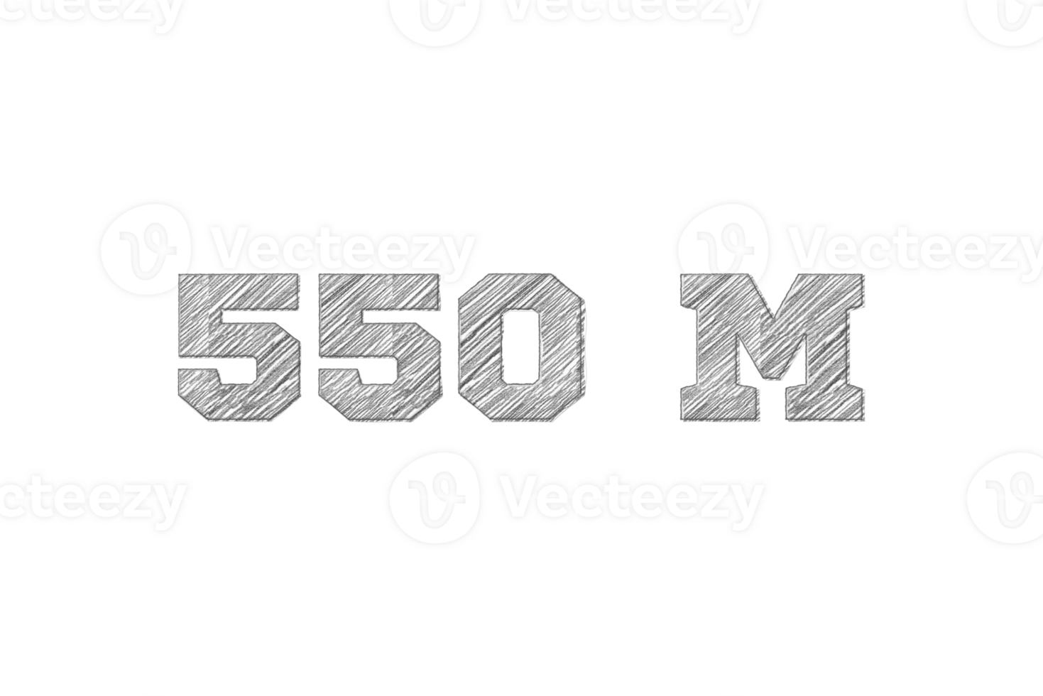 550 million subscribers celebration greeting Number with design png