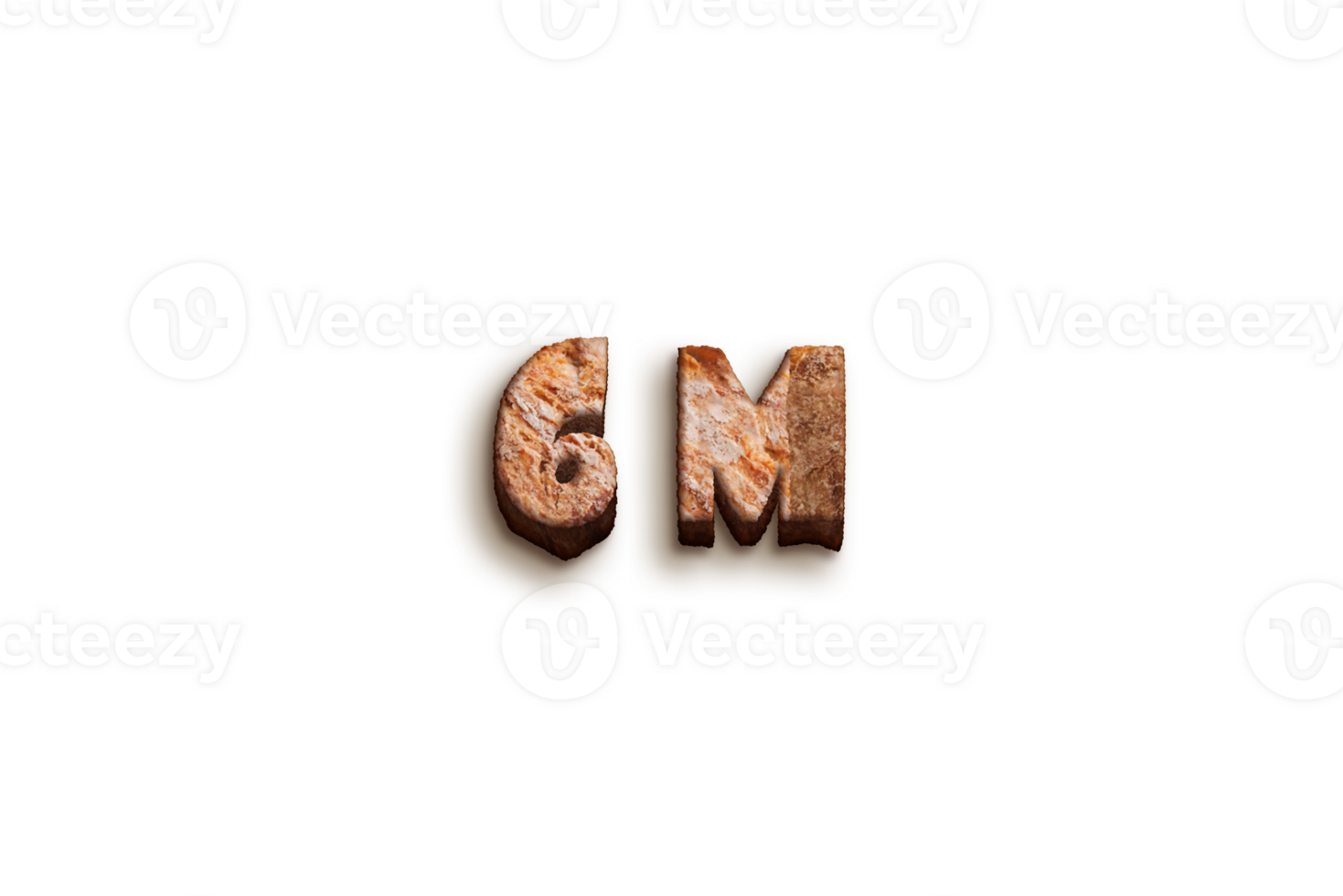 6 million subscribers celebration greeting Number with bakery design png