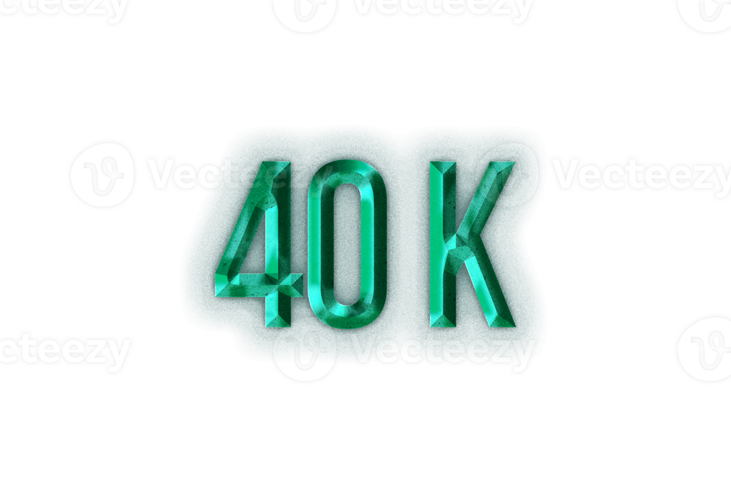 40-k-subscribers-celebration-greeting-number-with-rustic-steel-design