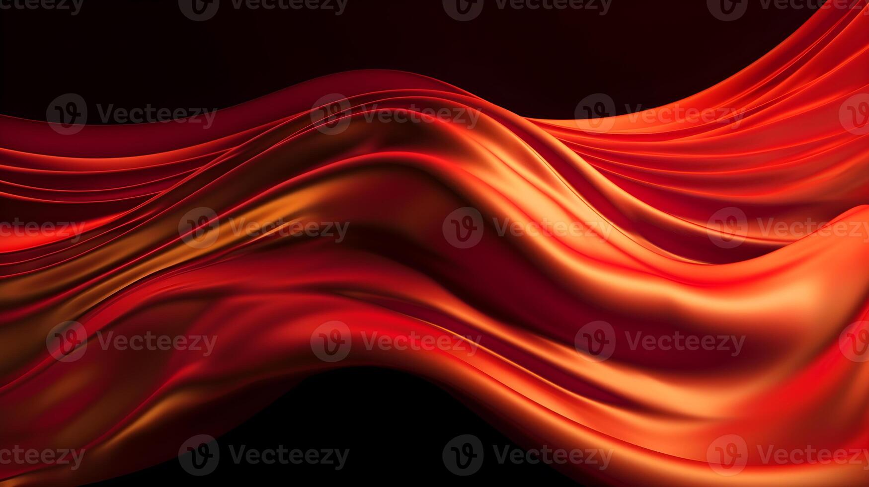 Abstract Background with 3D red Gradient Silk Fabric , photo