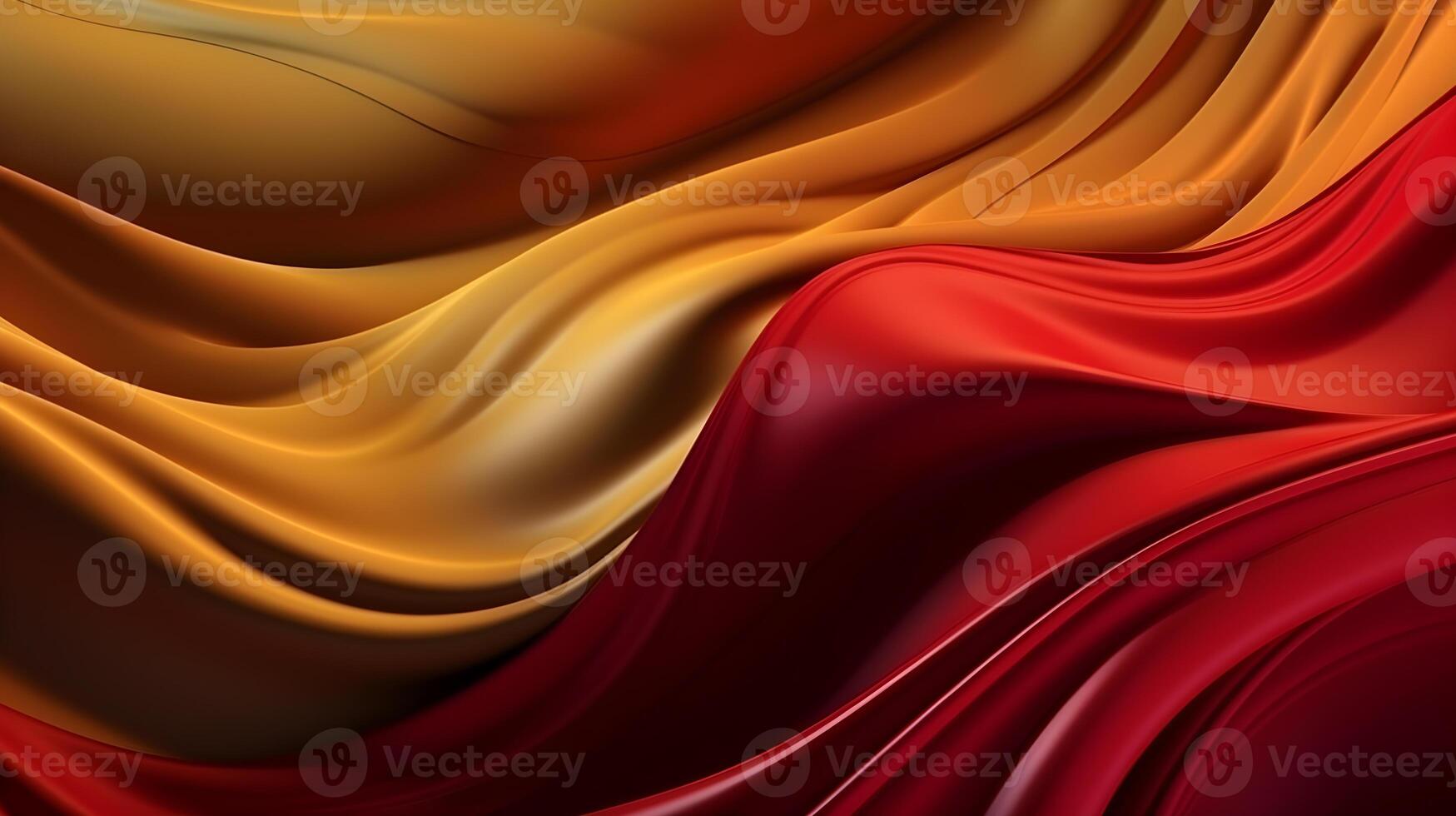Abstract Background with 3D red Gradient Silk Fabric , photo