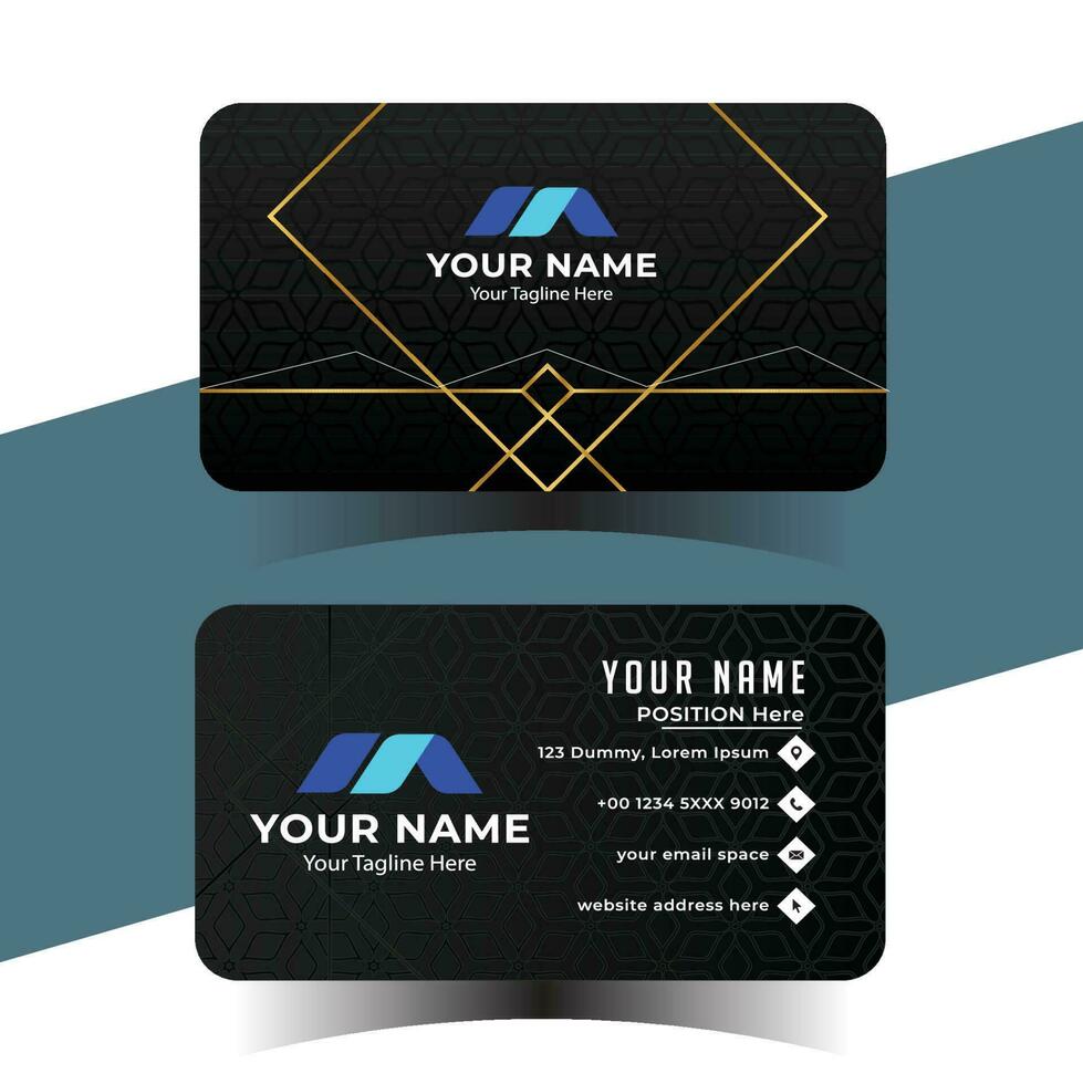 Model Business Card vector