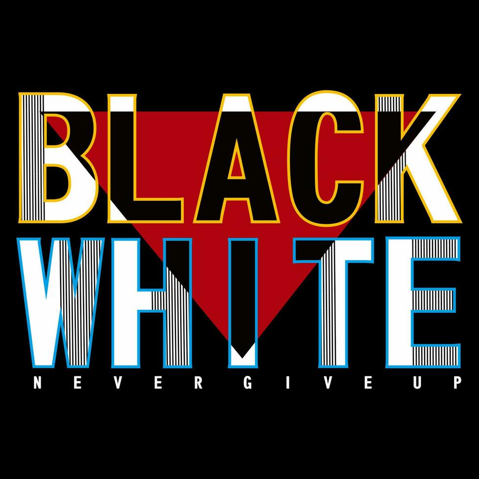 black white slogan text typography design 23504793 Vector Art at Vecteezy
