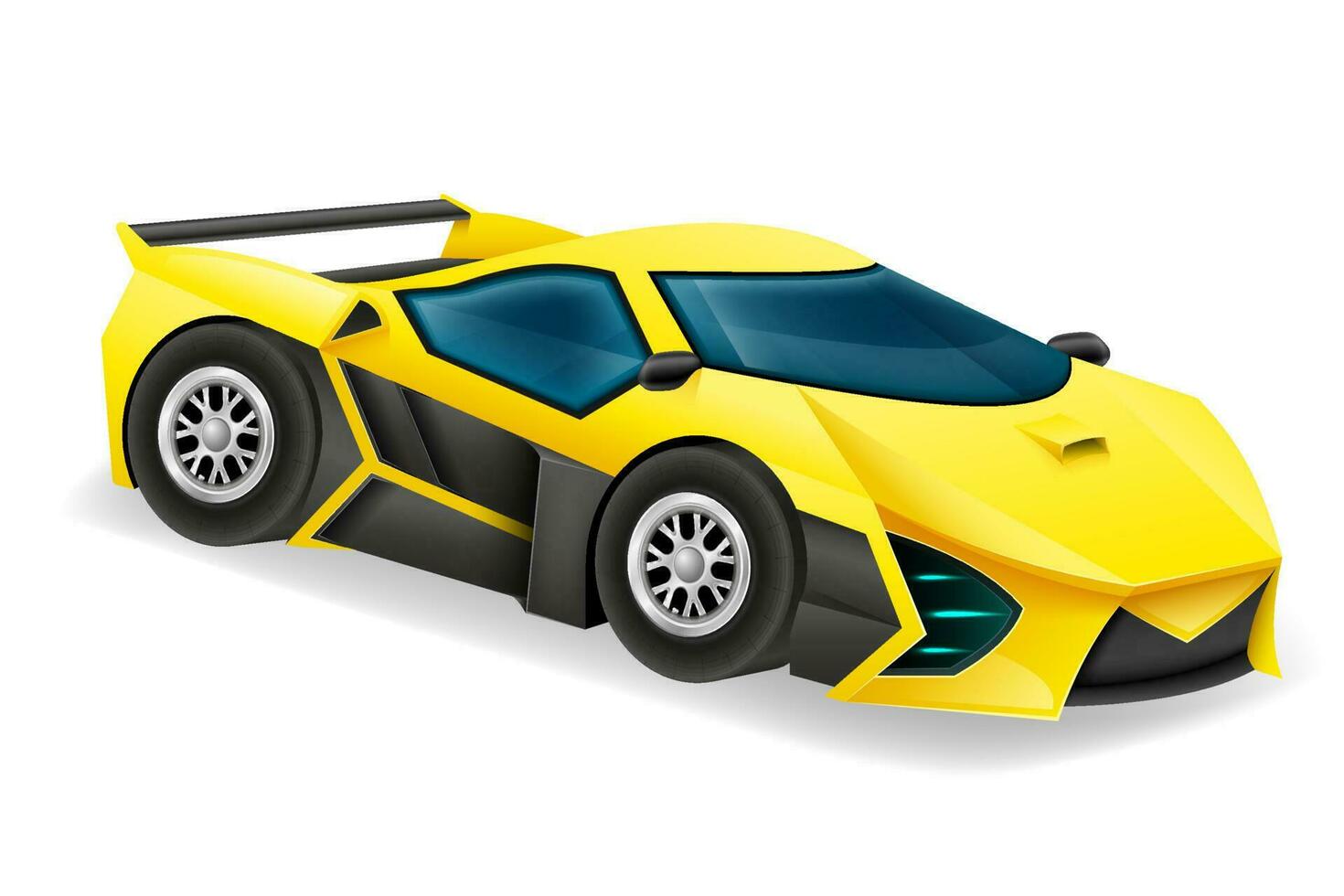 sport hyper super car vector illustration isolated on white background