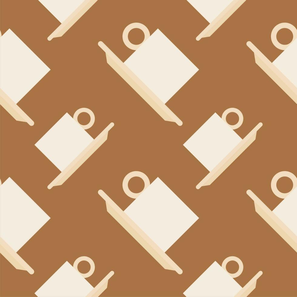 a cup of coffee seamless pattern vector illustration