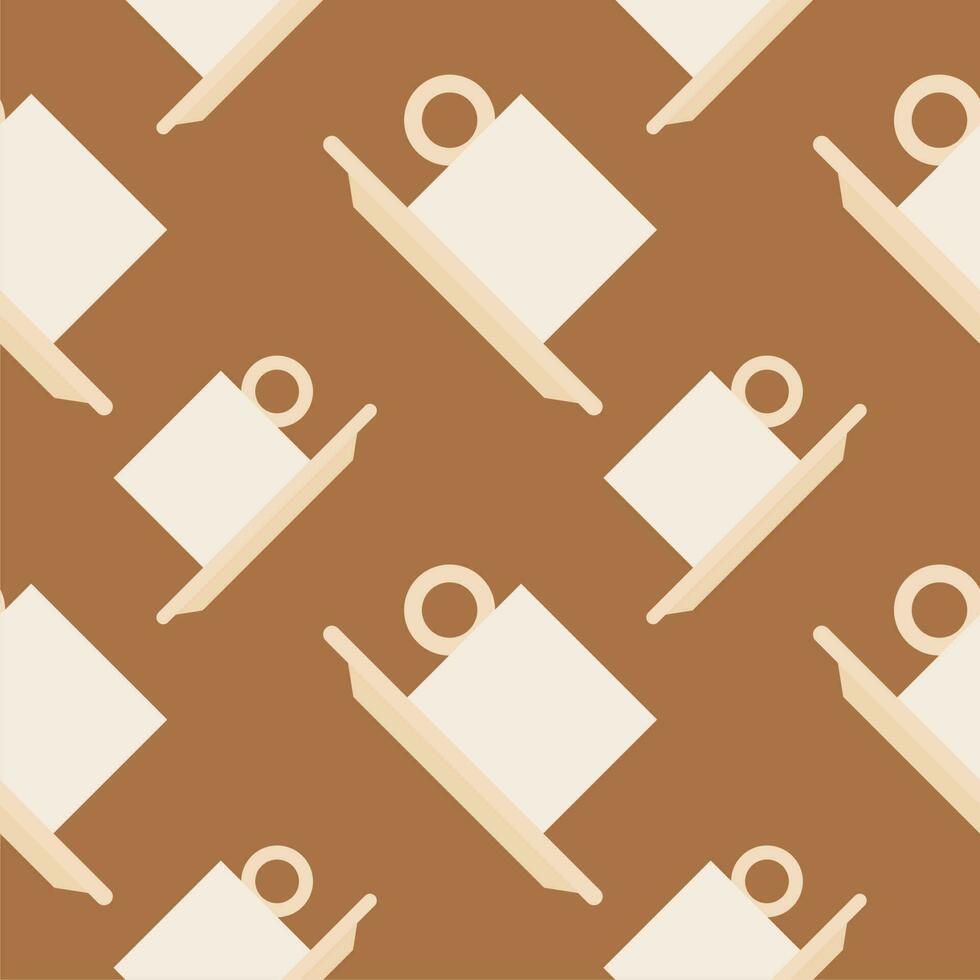 a cup of coffee seamless pattern vector illustration