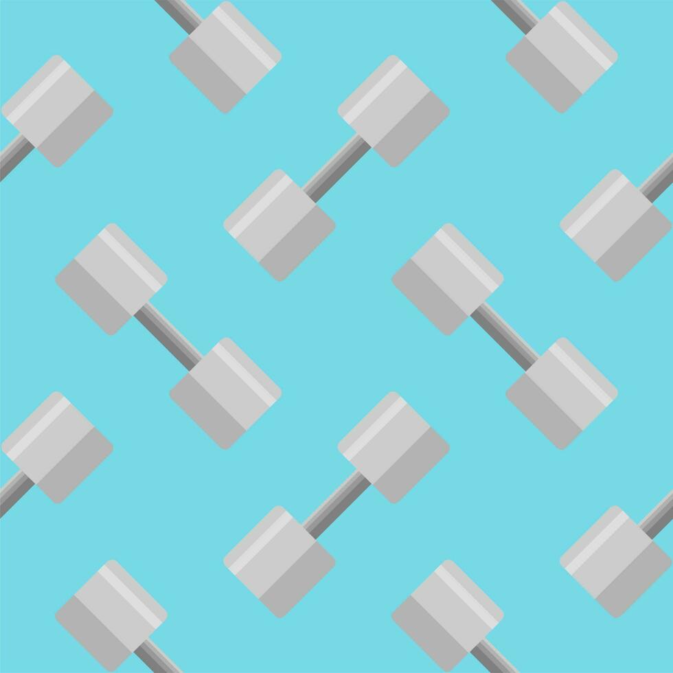dumbell seamless pattern vector illustration