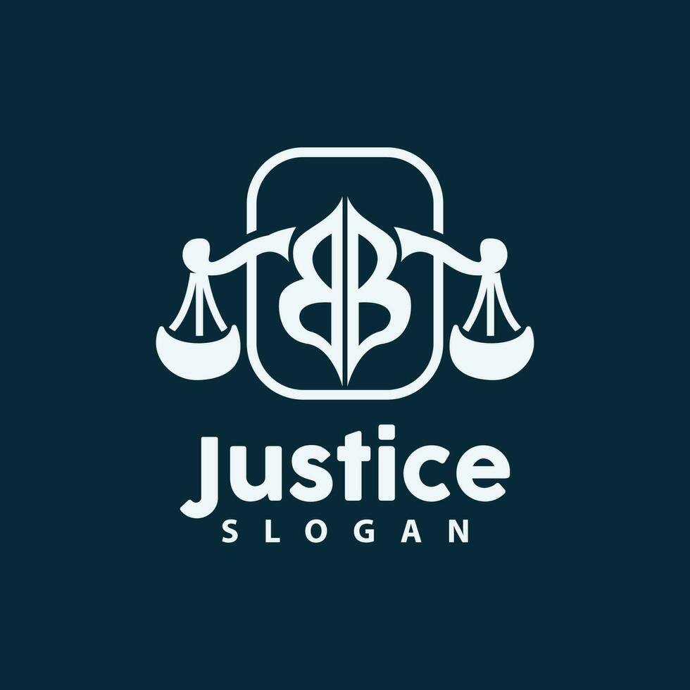 Scales of Law Logo, Scales of Justice Vector, Simple Line Design, Icon Symbol Illustration vector