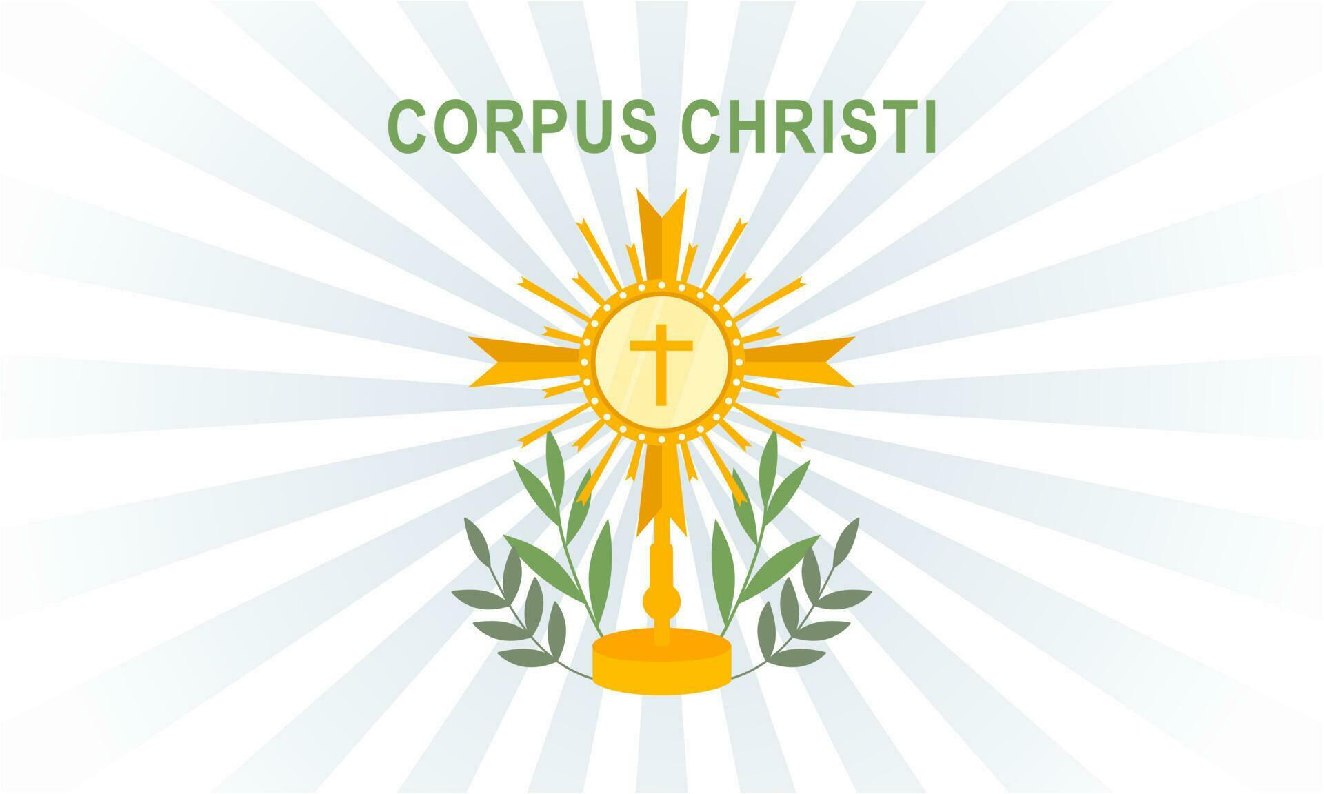 Corpus christi catholic religious holiday vector 23505720 Vector Art at