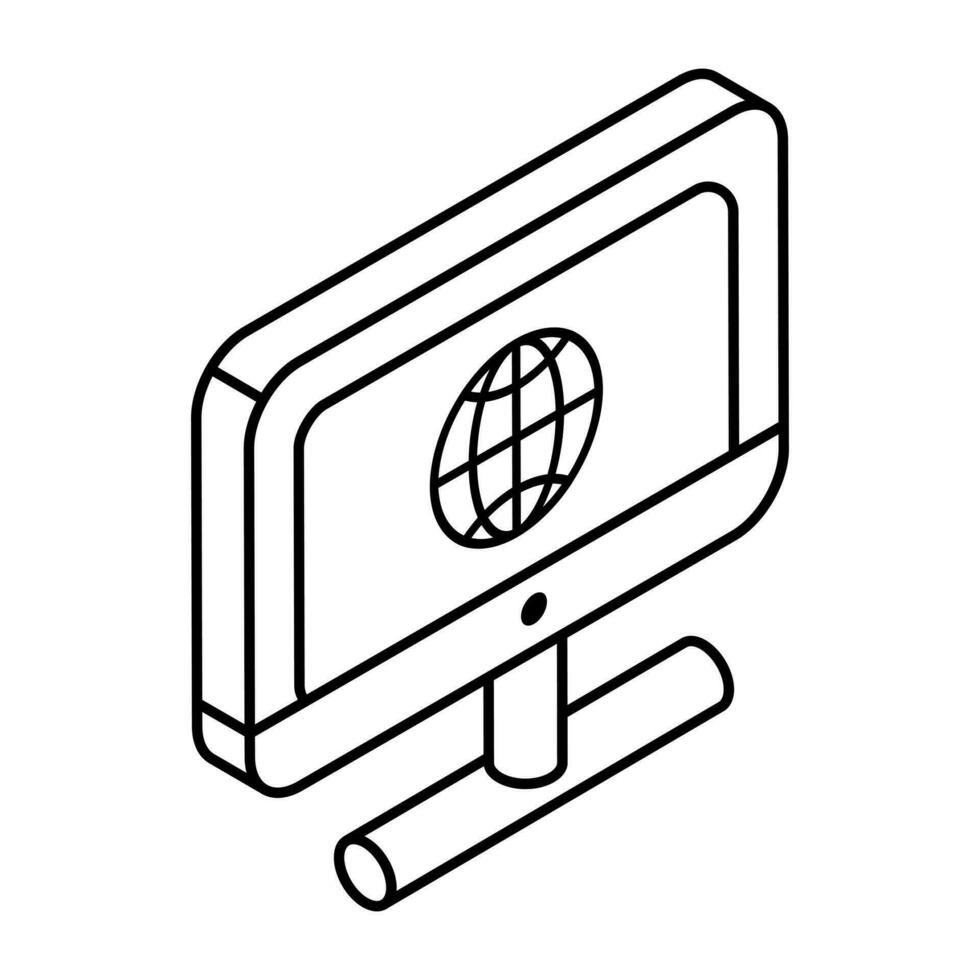 Trendy vector design of system browser 23505859 Vector Art at Vecteezy