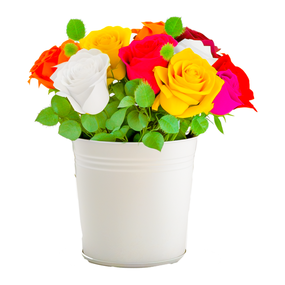 bloemen vaas PNG