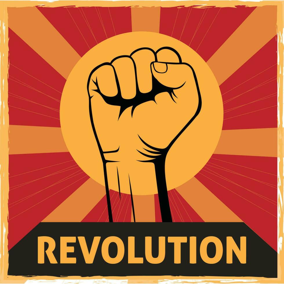 Revolution vector design for t shirt