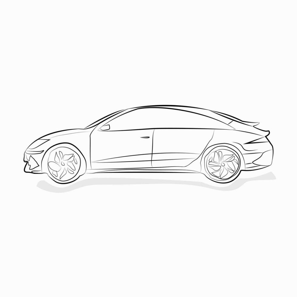 Ilustración de vector de coche