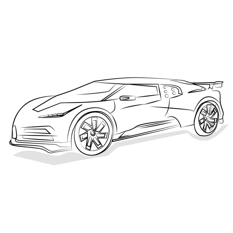 Ilustración de vector de coche