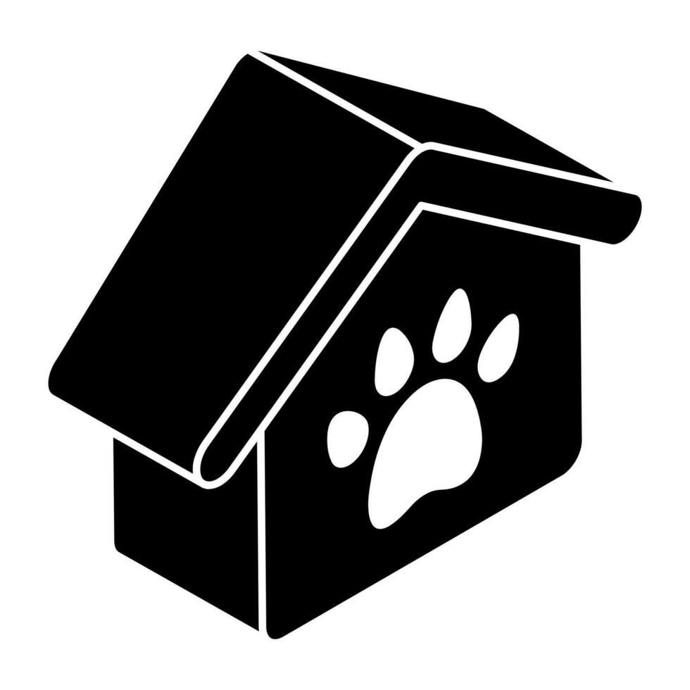 A premium download icon of doghouse vector