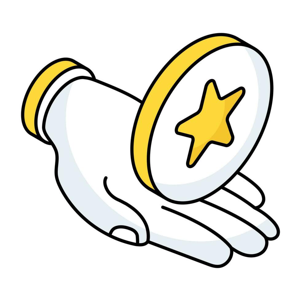A unique design icon of  miscellaneous vector