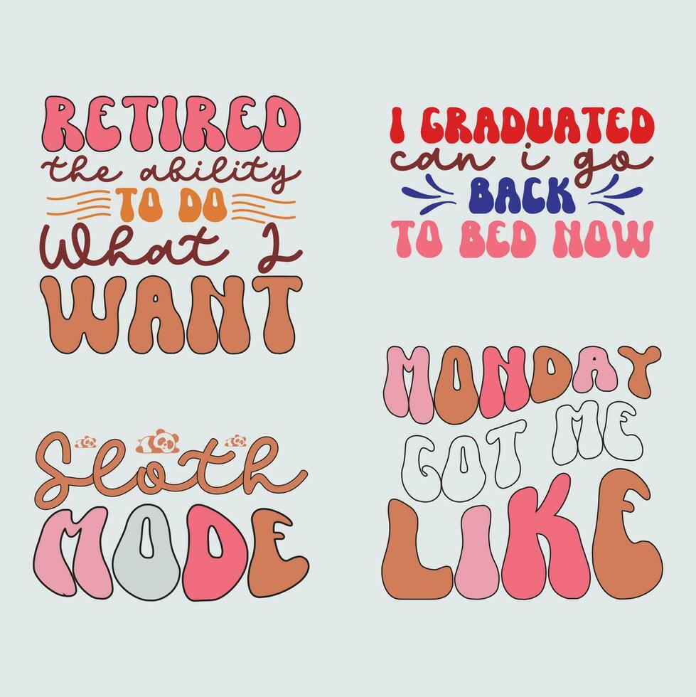 Lazy t-shirt design vector