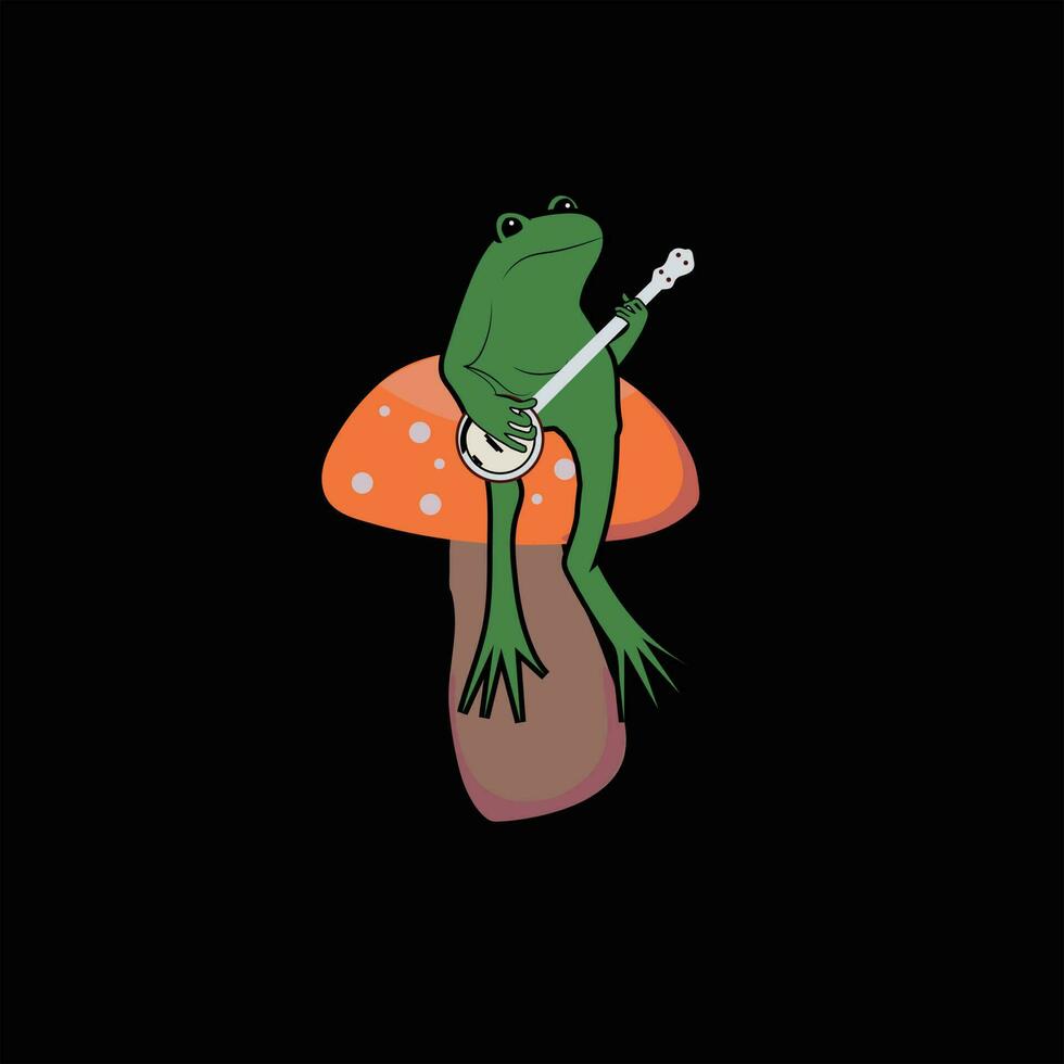 mushroom t shirt design vector