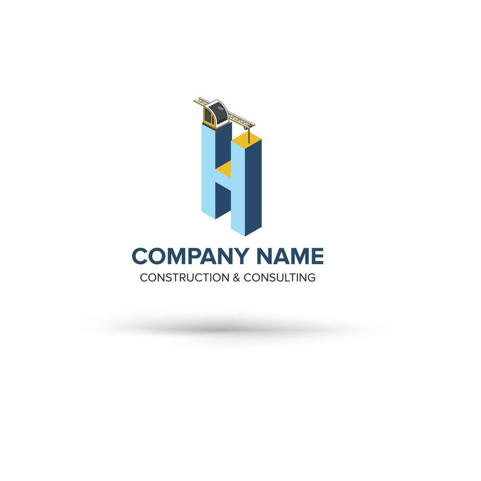 Real Estate Logo Design House Logo Stock Vector.KHTS Logo Design. Gloden Gradient Logo. Wordmark Construction  company logo icon vector  Construction Building Logo Icon Design Vector