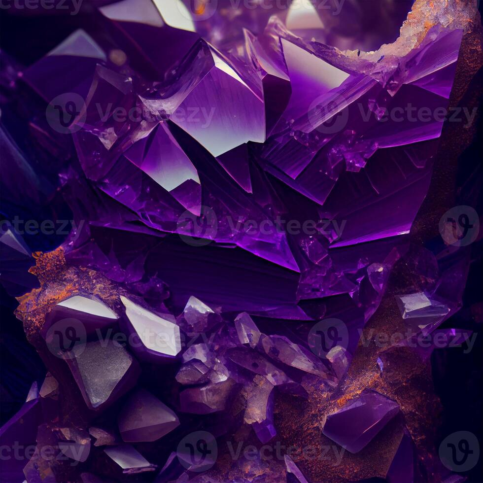 Stone texture stone amethyst, purple, bluish-pink or red-purple variety of quartz - image photo