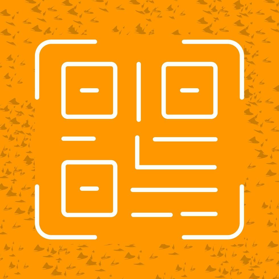 icono de vector de código qr