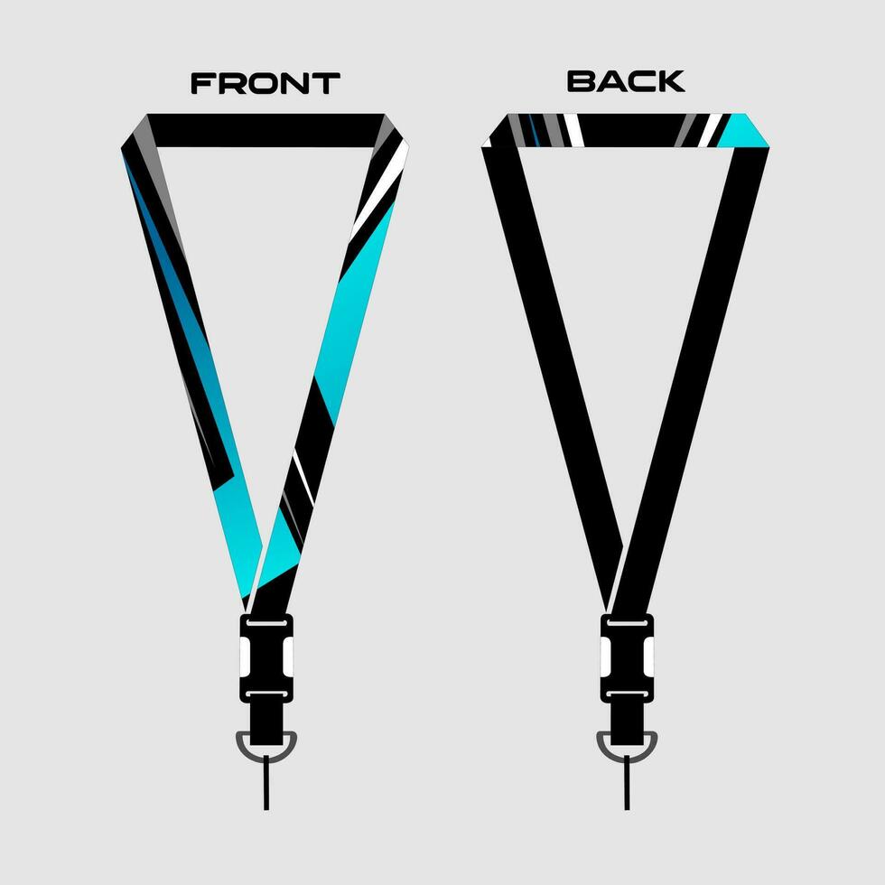 Lanyard Template for Dentical Spesialist vector