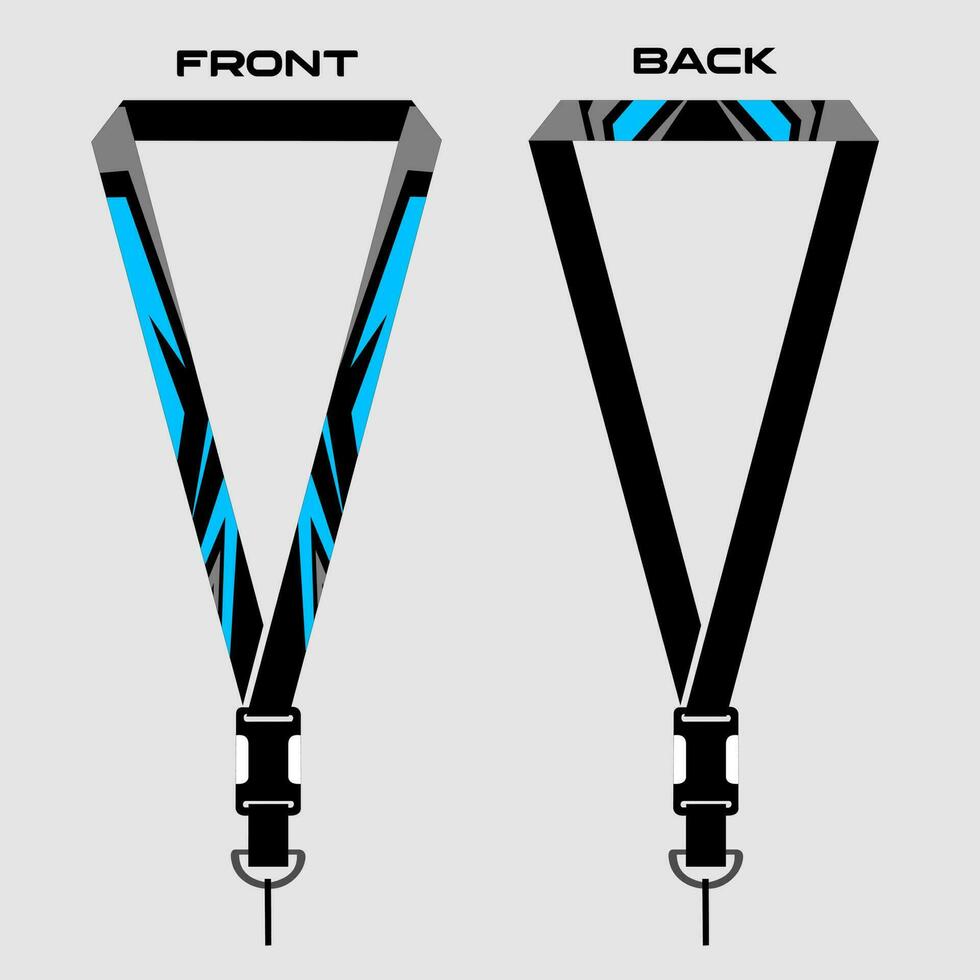 Lanyard Template for Dentical Spesialist vector