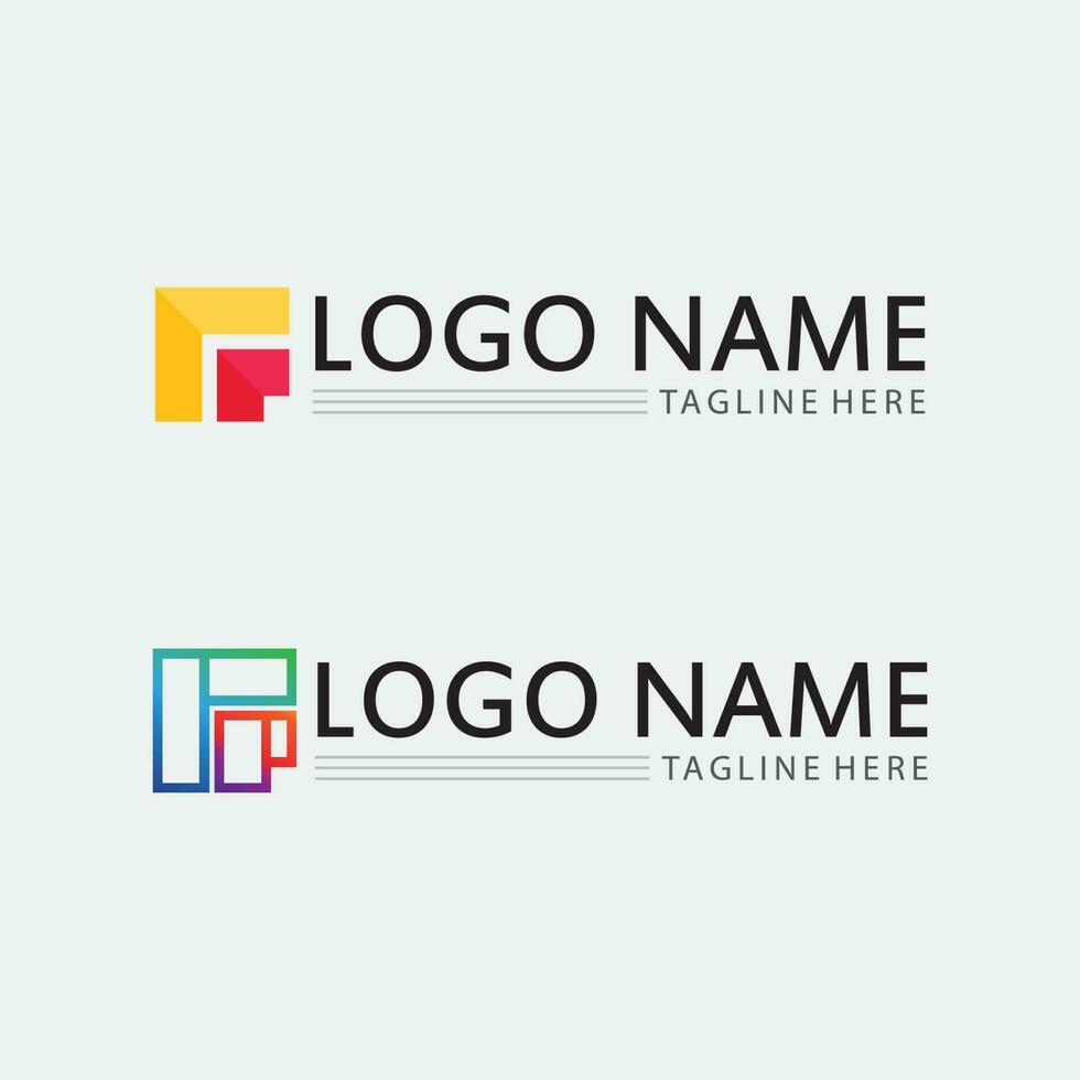 Business icon and logo design vector graphic