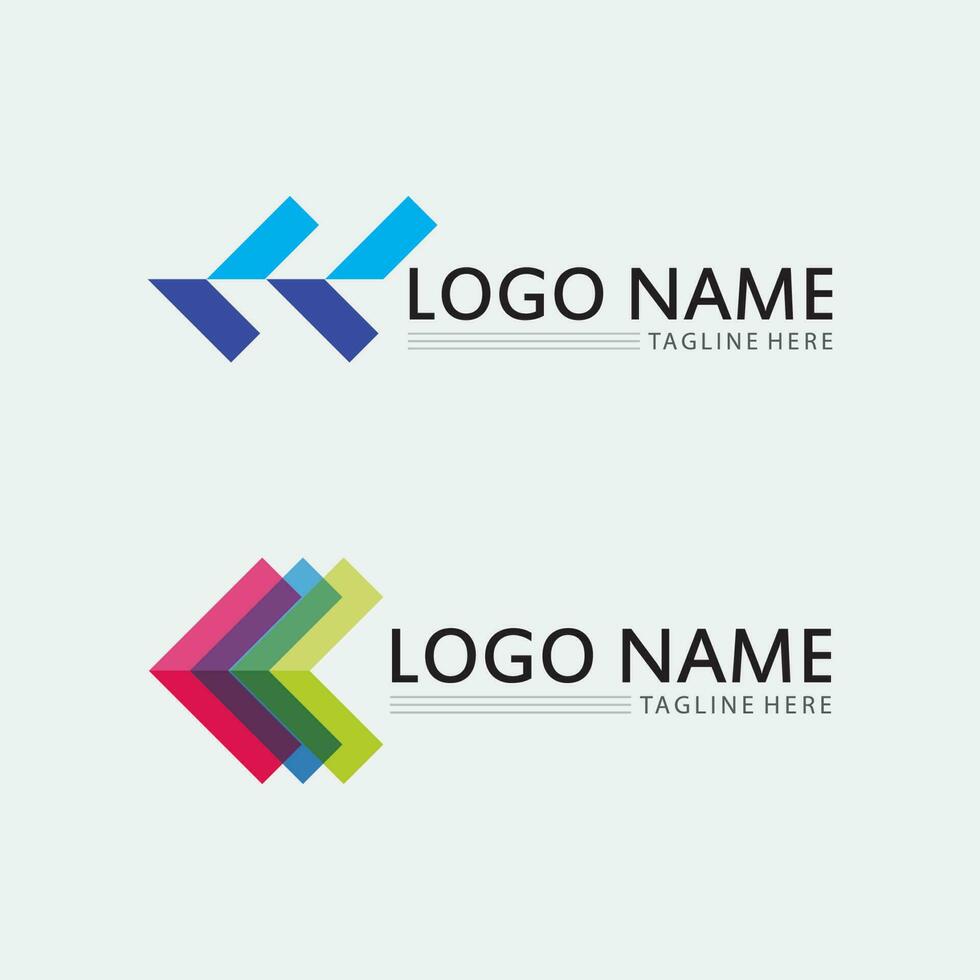 Icono de negocio y gráfico vectorial de diseño de logotipo vector