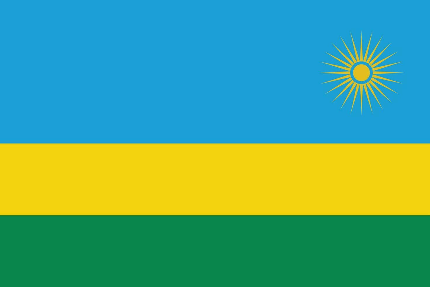 Flag of Rwanda flag.National flag of Rwanda vector