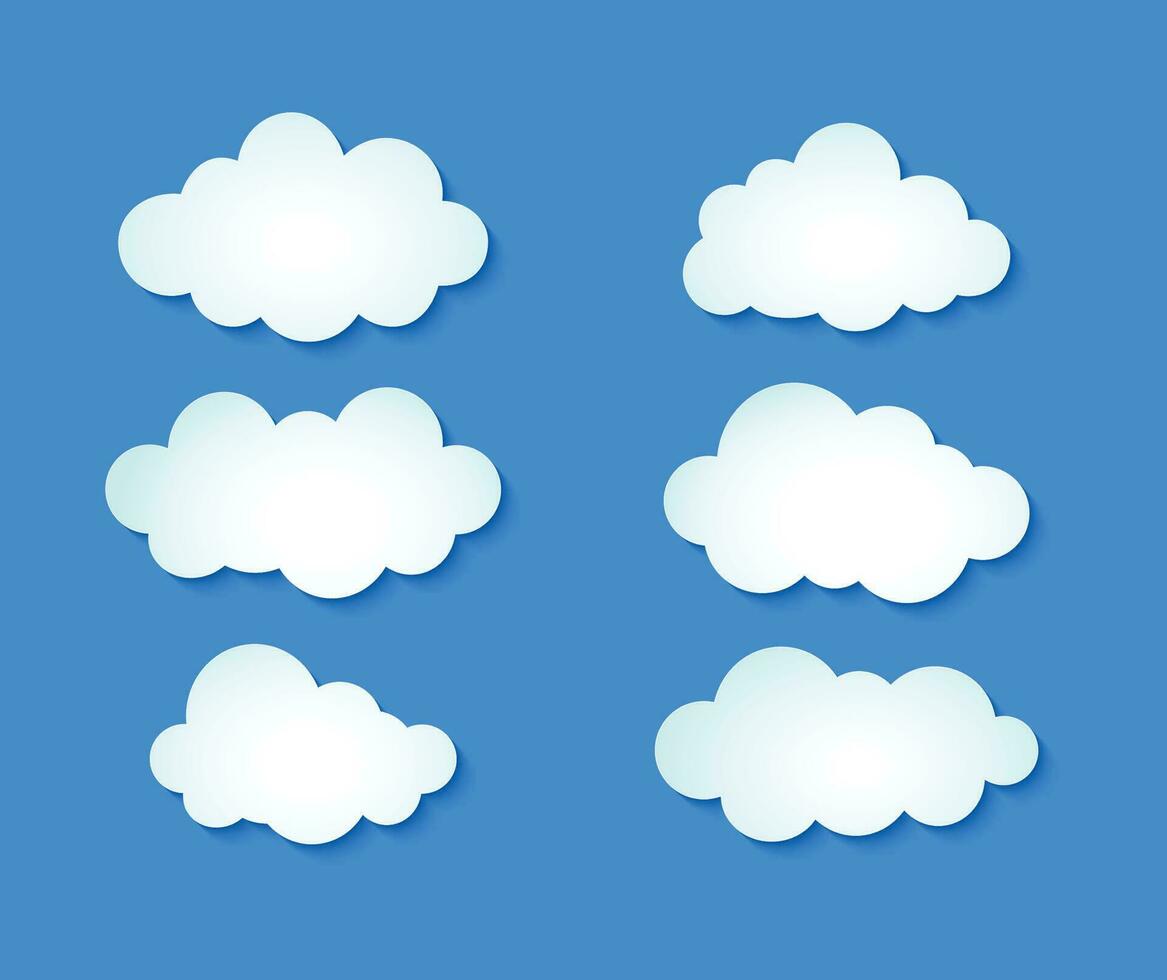 cloud collection in vector