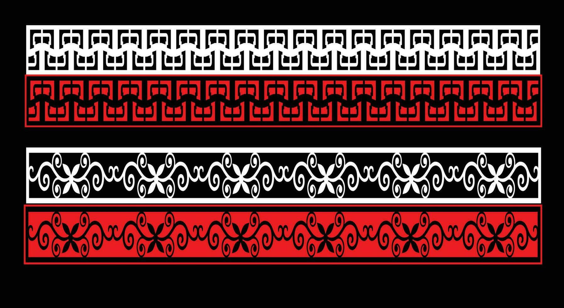 Decorative wall panels set Jali design CNC pattern, laser cutting pattern, router CNCcutting.Jali Laser cut decorative panel set with lace pattern. vector