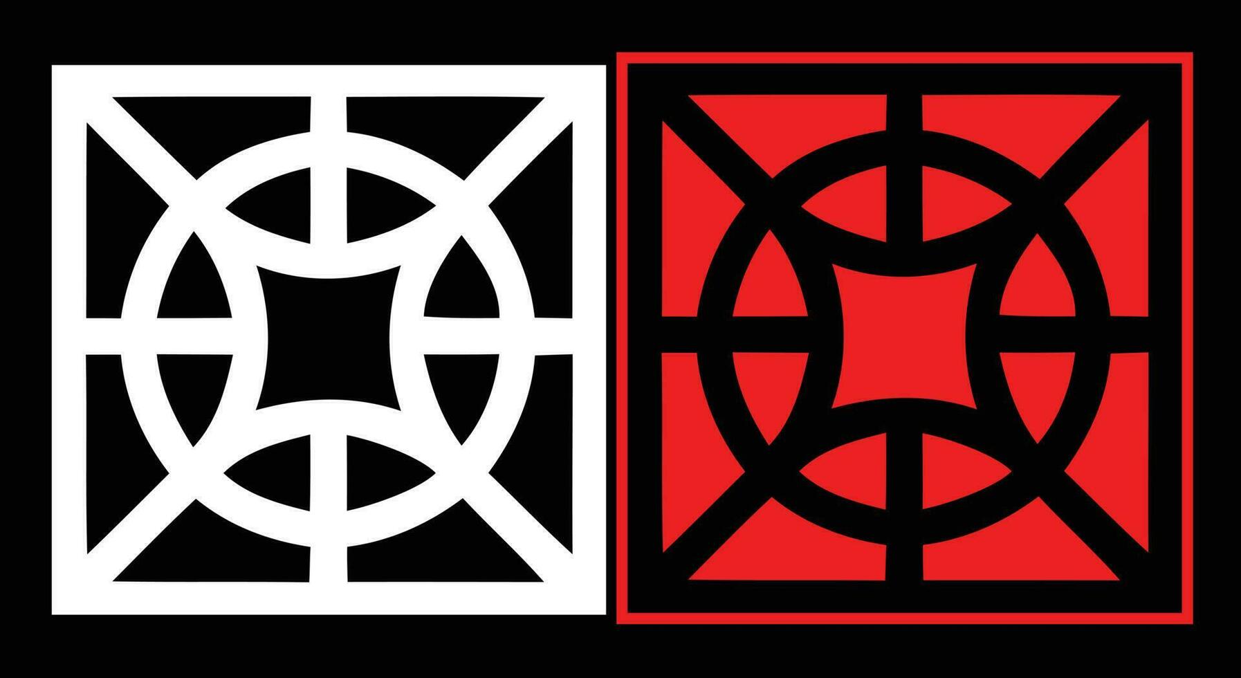 Decorative wall panels set Jali design CNC pattern, laser cutting pattern, router CNCcutting.Jali Laser cut decorative panel set with lace pattern. vector