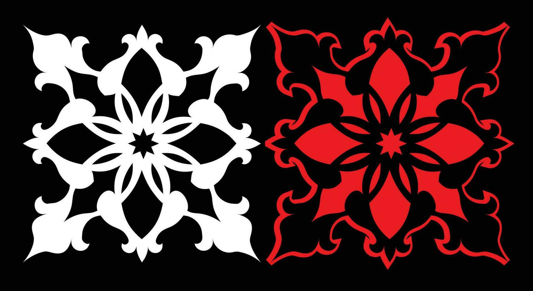 Decorative wall panels set Jali design CNC pattern, laser cutting pattern, router CNCcutting.Jali Laser cut decorative panel set with lace pattern. vector