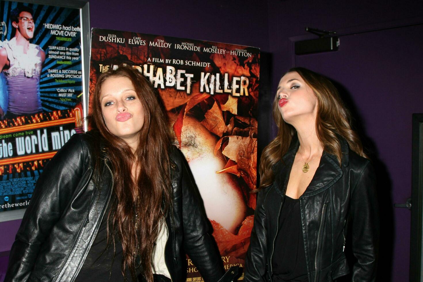 Eliza Dushku   Friends arriving at the Alphabet Killer Screening at the Laemmles Monica 4 Theaters in Santa Monica CANovember 14 20082008 photo