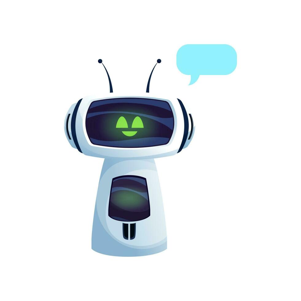 Chatbot virtual AI service support robot chat bot vector