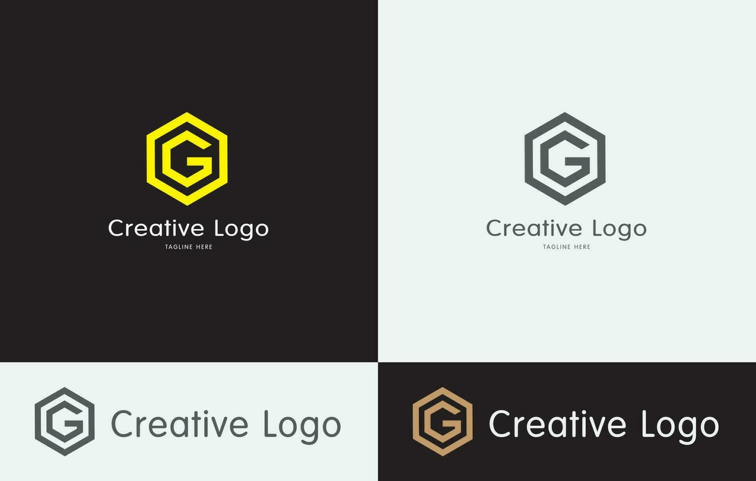 G Letter Logo Design Business Logo vector art eps