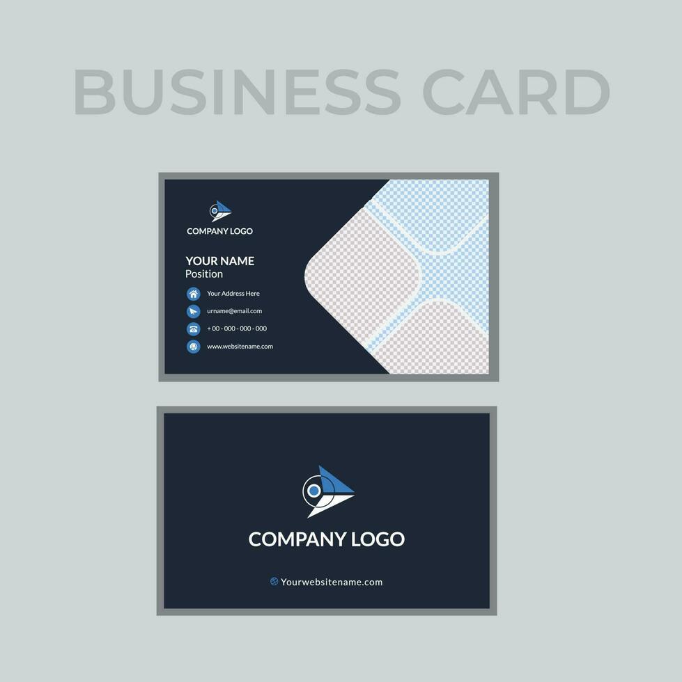 Professional Business Card Design Template vector