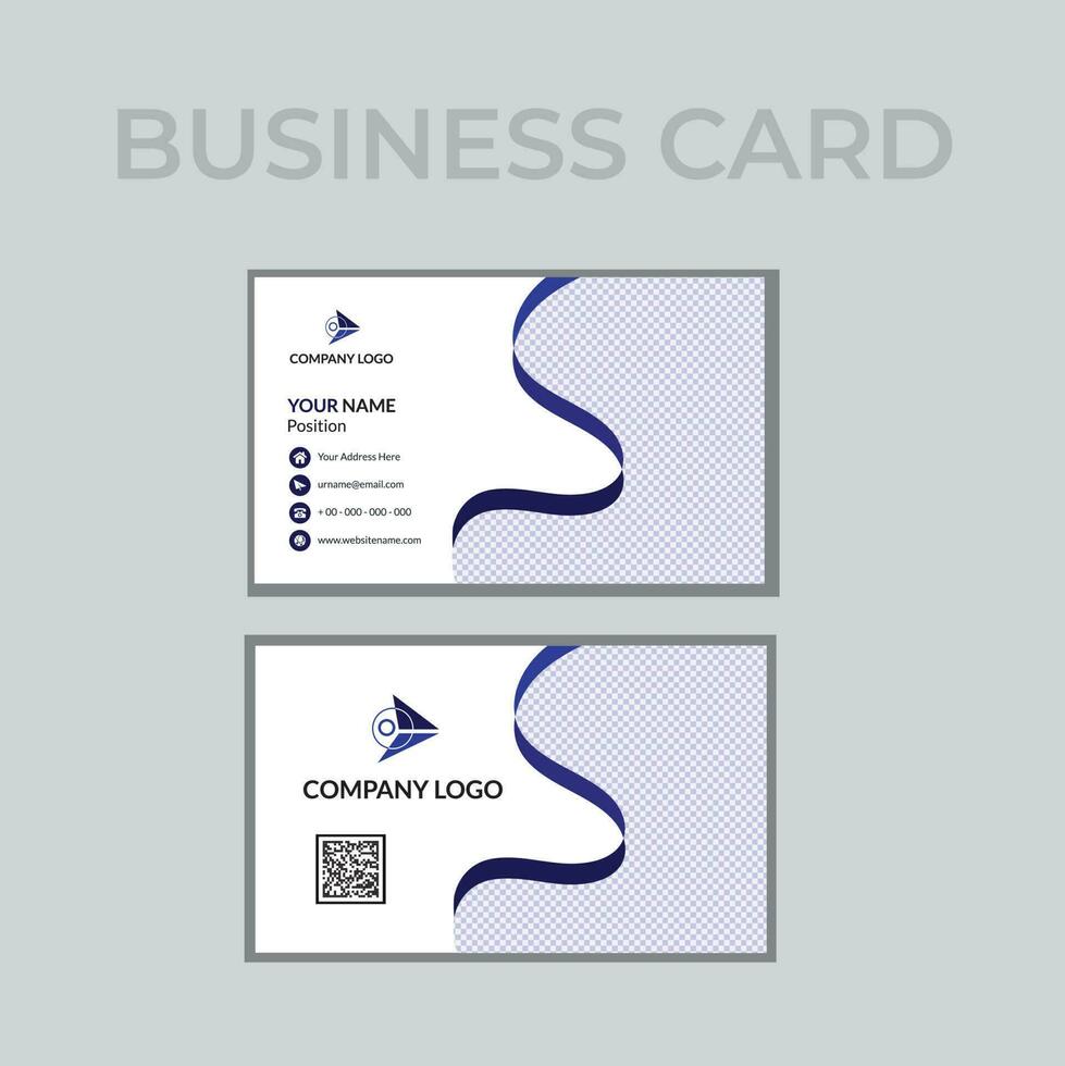 Professional Business Card Design Template vector