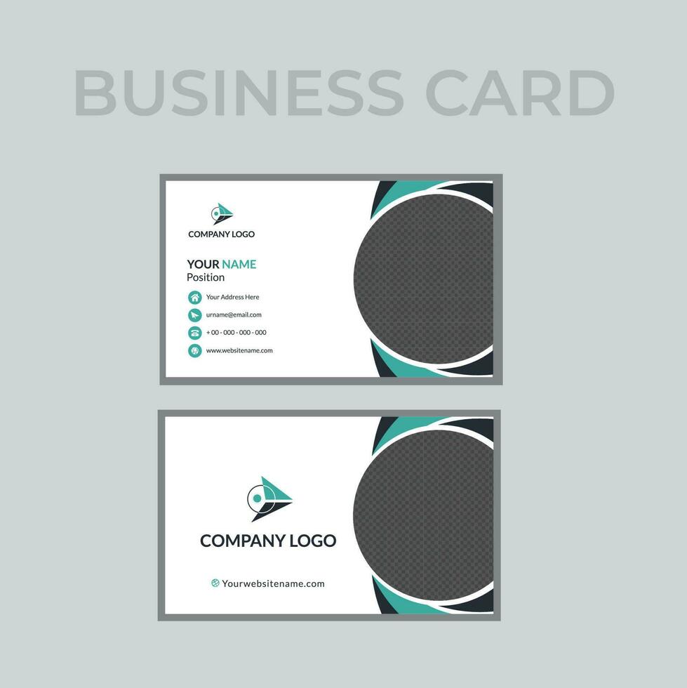 Professional Business Card Design Template vector